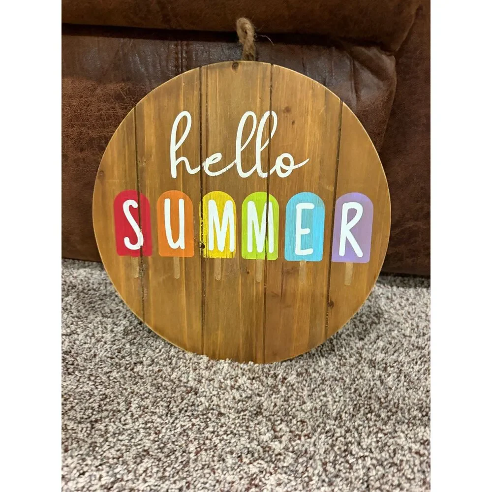 Hello Summer sign